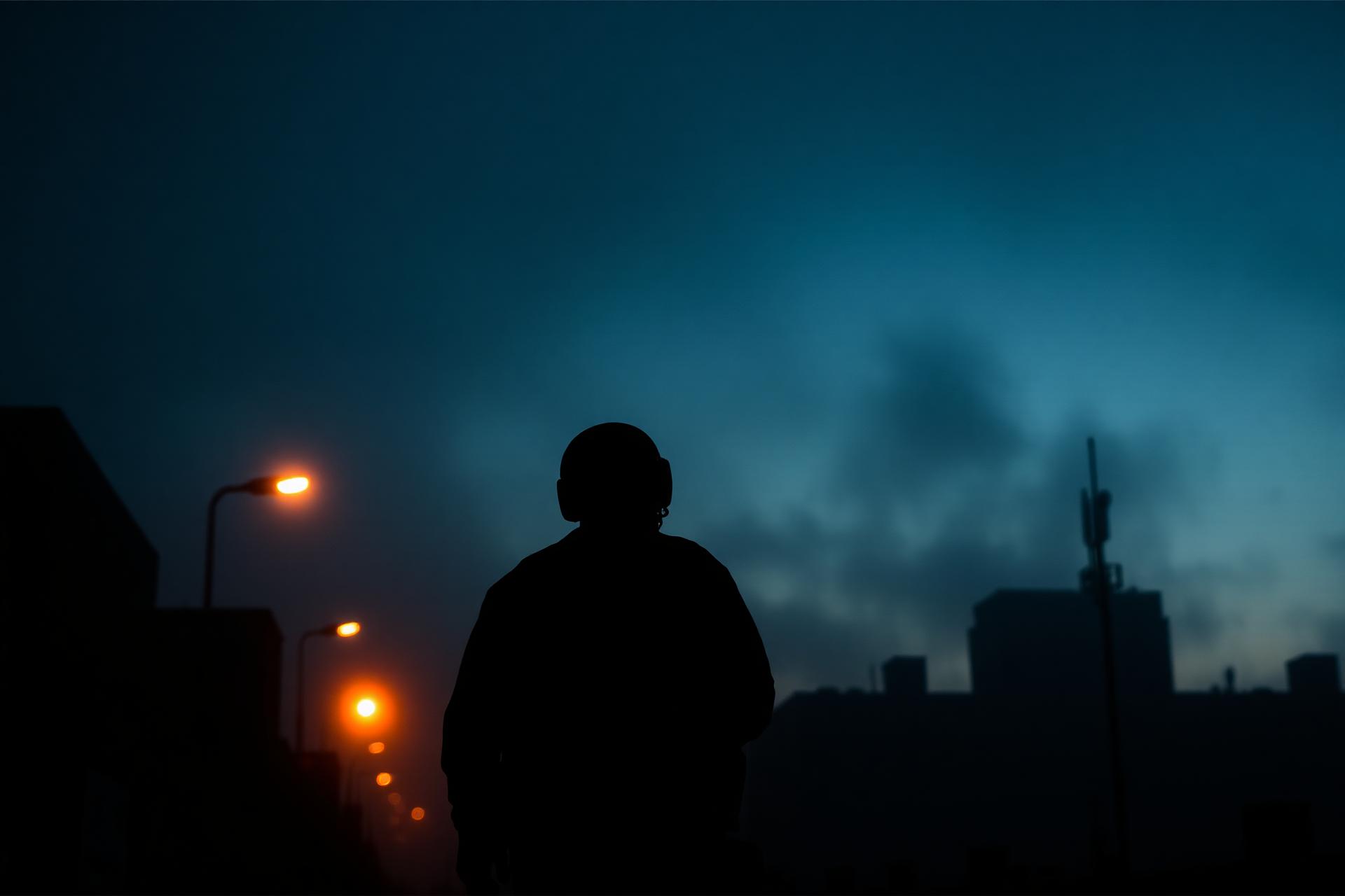 Tactical operator silhouette